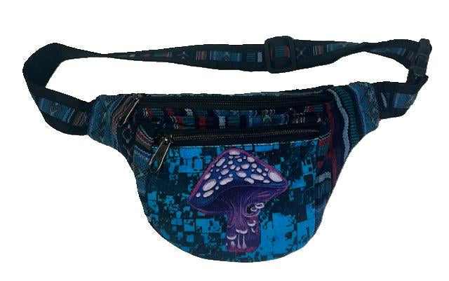 HF-140 • Big Alice Mushroom 3 Zip Fanny Pack