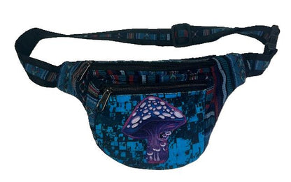 HF-140 • Big Alice Mushroom 3 Zip Fanny Pack