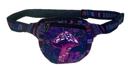 HF-140 • Big Alice Mushroom 3 Zip Fanny Pack