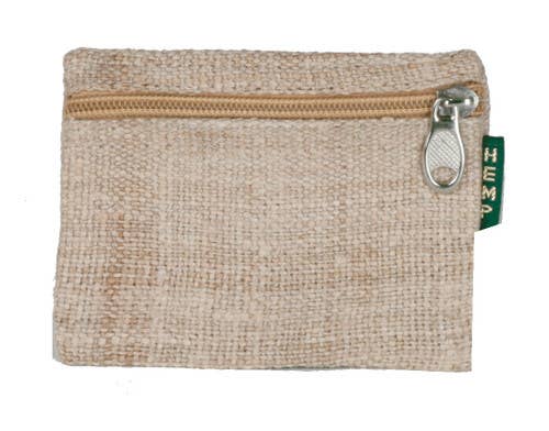 Hemp Coin Purse Natural